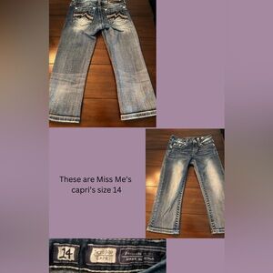 Miss me capris size 14